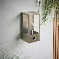 Oxford PIR Outdoor Wall Light - Stainless Steel -Luxe Light Shop 13794245 1294957105559928