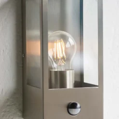 Oxford PIR Outdoor Wall Light - Stainless Steel -Luxe Light Shop 13794245 1894957105790976