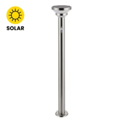 Halton 80cm Photocell & PIR Solar Outdoor Floor Light - Stainless Steel 12 Halton 80cm Photocell & PIR Solar Outdoor Floor Light - Stainless Steel -Luxe Light Shop 13794247 1354957104056499