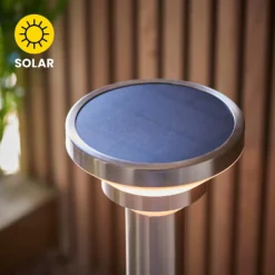 Halton 80cm Photocell & PIR Solar Outdoor Floor Light - Stainless Steel 16 Halton 80cm Photocell & PIR Solar Outdoor Floor Light - Stainless Steel -Luxe Light Shop 13794247 1534957104360513