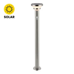 Halton 80cm Photocell & PIR Solar Outdoor Floor Light - Stainless Steel 11 Halton 80cm Photocell & PIR Solar Outdoor Floor Light - Stainless Steel -Luxe Light Shop 13794247 6704957103991195