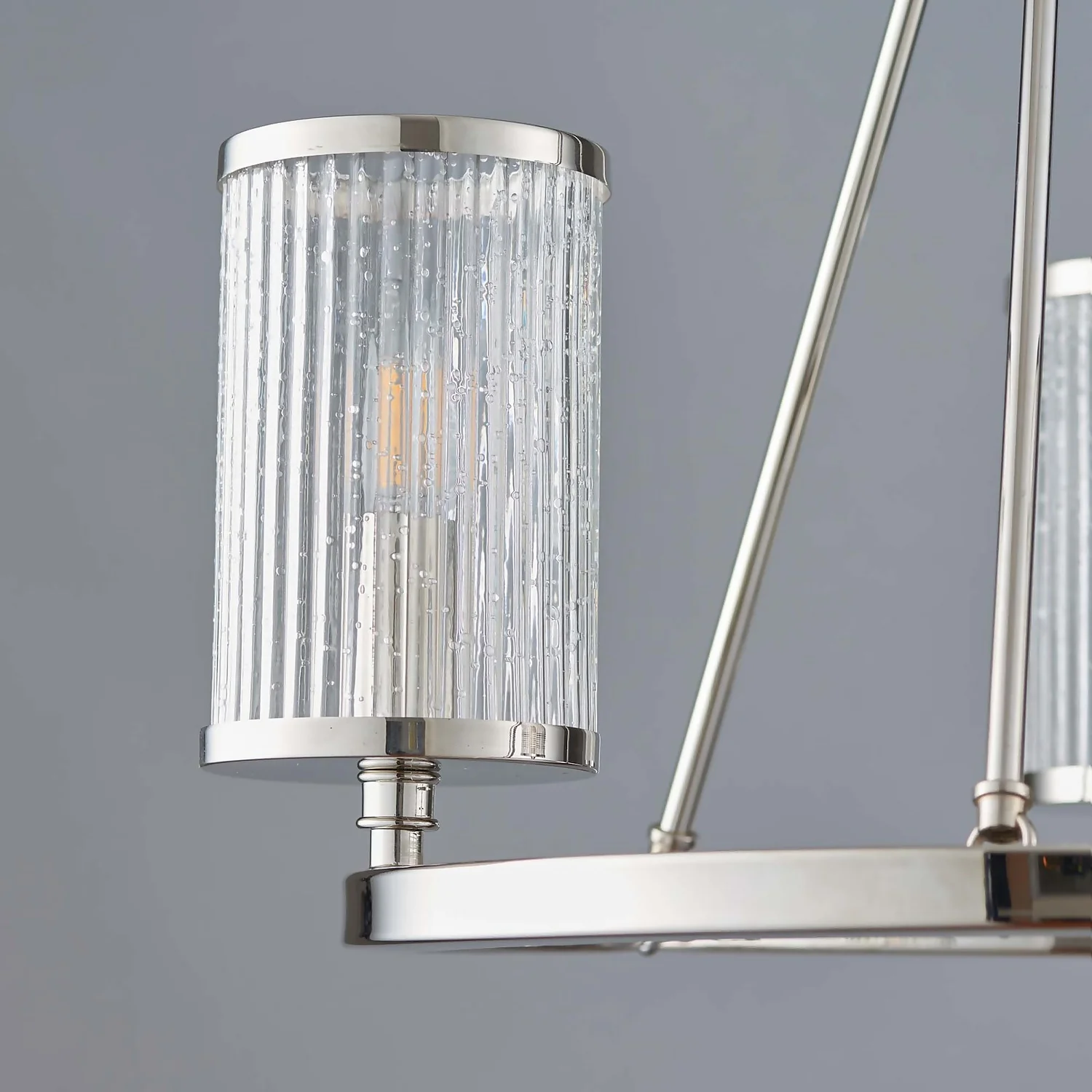 Easton Semi Flush Light - 3lt Nickel 8 Easton Semi Flush Light - 3lt Nickel - Image 6