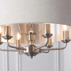 Highclere Pendant Light - 6lt Chrome -Luxe Light Shop 13794252 1804957105049400