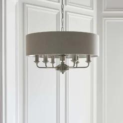 Highclere Pendant Light - 6lt Chrome -Luxe Light Shop 13794252 5284957104588375