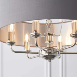 Highclere Pendant Light - 6lt Nickel 15 Highclere Pendant Light - 6lt Nickel -Luxe Light Shop 13794254 1434957104157440
