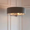 Highclere Pendant Light - 6lt Nickel -Luxe Light Shop 13794254 1564957103859999