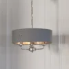 Highclere Pendant Light - 3lt Nickel 2 Highclere Pendant Light - 3lt Nickel -Luxe Light Shop 13794255 1954957104526632