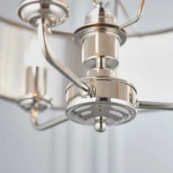 Highclere Pendant Light - 3lt Nickel -Luxe Light Shop 13794255 7114957104790428