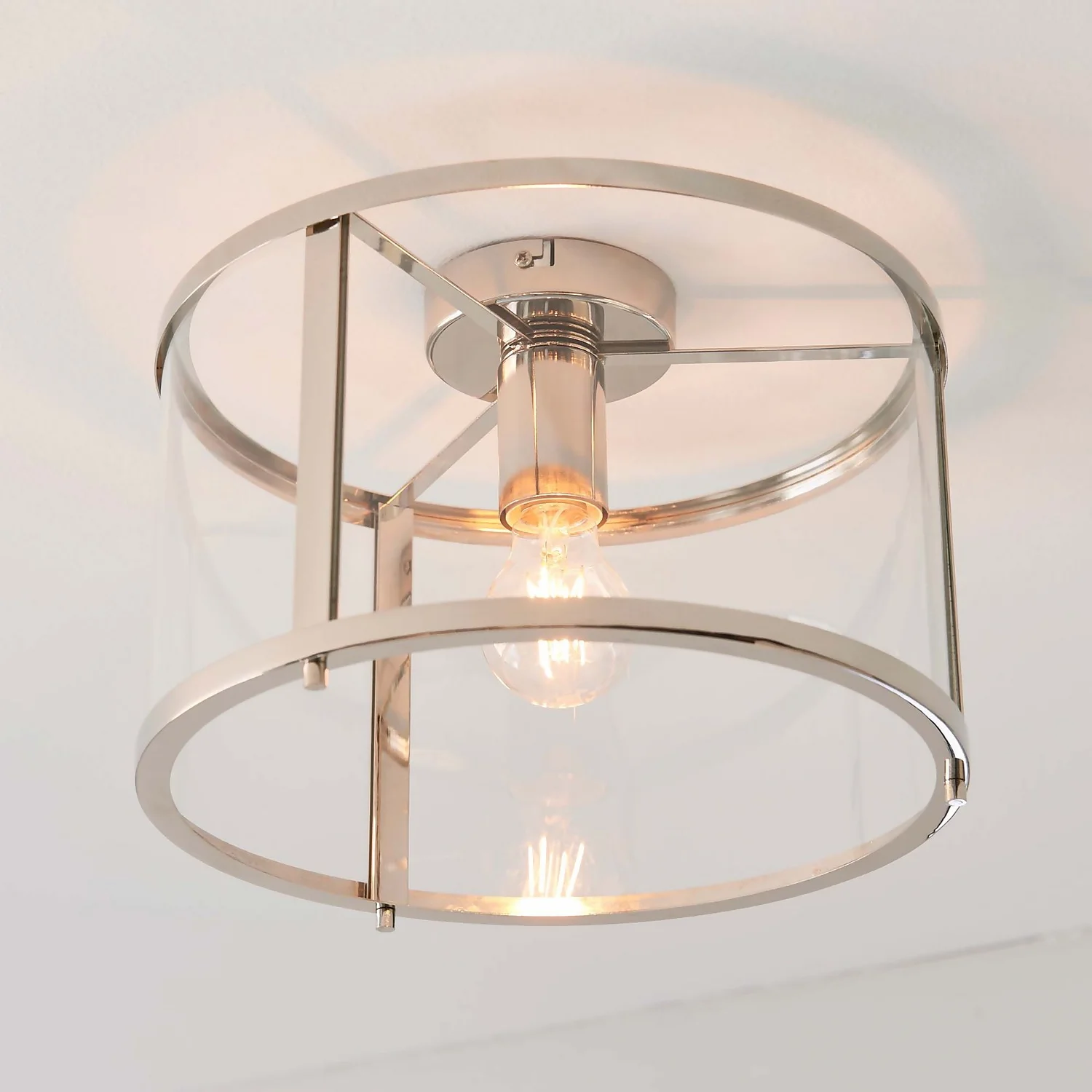 Hopton Flush Light - Nickel 3 Hopton Flush Light - Nickel