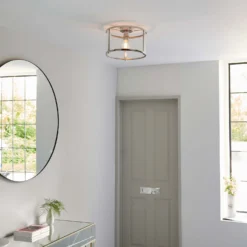 Hopton Flush Light - Nickel 12 Hopton Flush Light - Nickel -Luxe Light Shop 13794256 5474957105592157