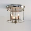 Hampworth Flush Light - 3lt Nickel 2 Hampworth Flush Light - 3lt Nickel -Luxe Light Shop 13794257 1684957104897414