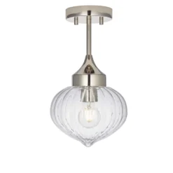 Addington Semi Flush Light - Nickel 10 Addington Semi Flush Light - Nickel -Luxe Light Shop 13794258 6544957104685446