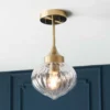 Addington Semi Flush Light - Brass 1 Addington Semi Flush Light - Brass -Luxe Light Shop 13794259 1874957103860155