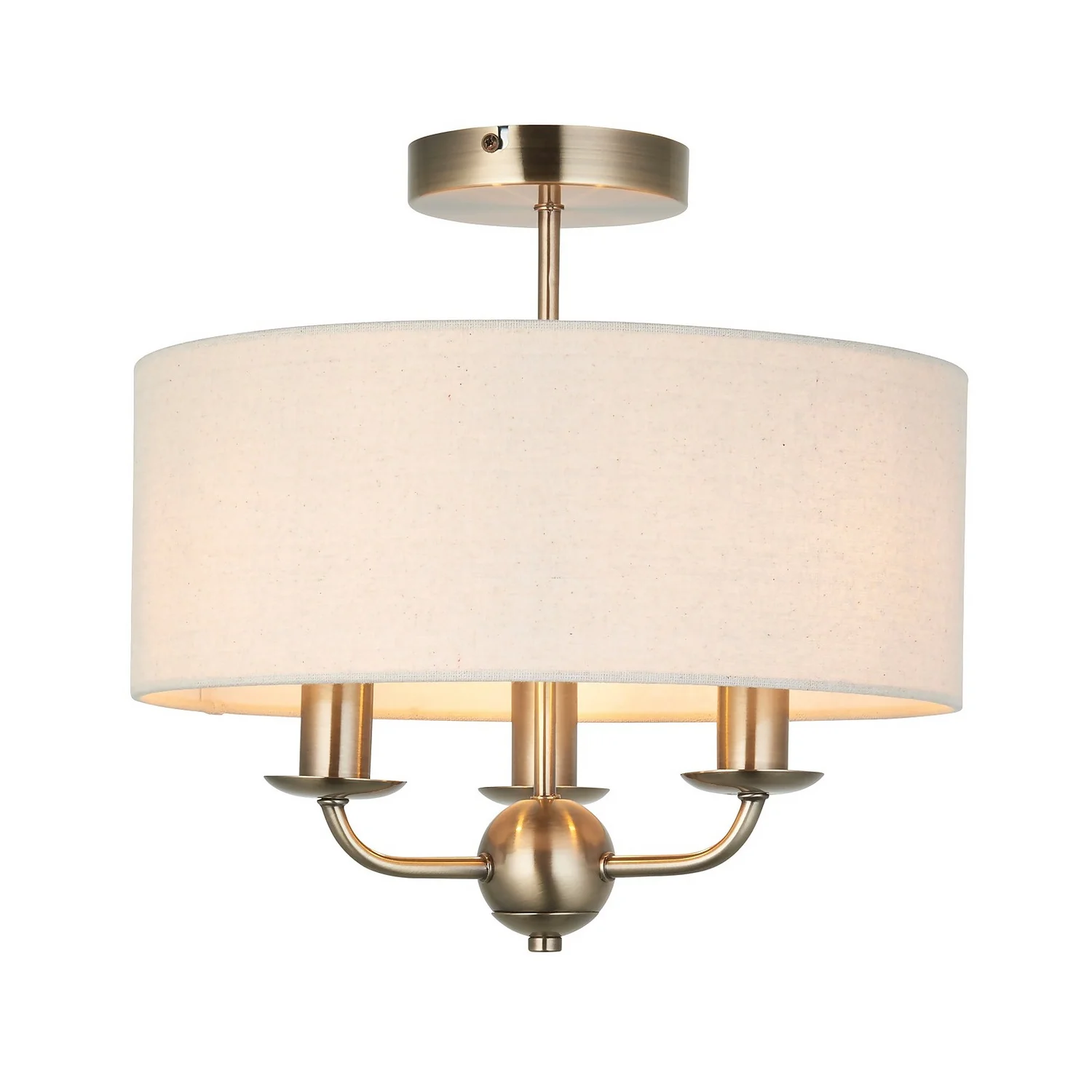 Chippenham 3 Light Flush Ceiling Light 4 Chippenham 3 Light Flush Ceiling Light - Image 2