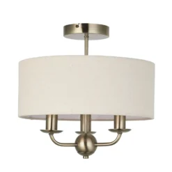 Chippenham 3 Light Flush Ceiling Light 9 Chippenham 3 Light Flush Ceiling Light -Luxe Light Shop 13864149 4934977253672944