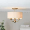 Chippenham 3 Light Flush Ceiling Light -Luxe Light Shop 13864149 9124977253536507