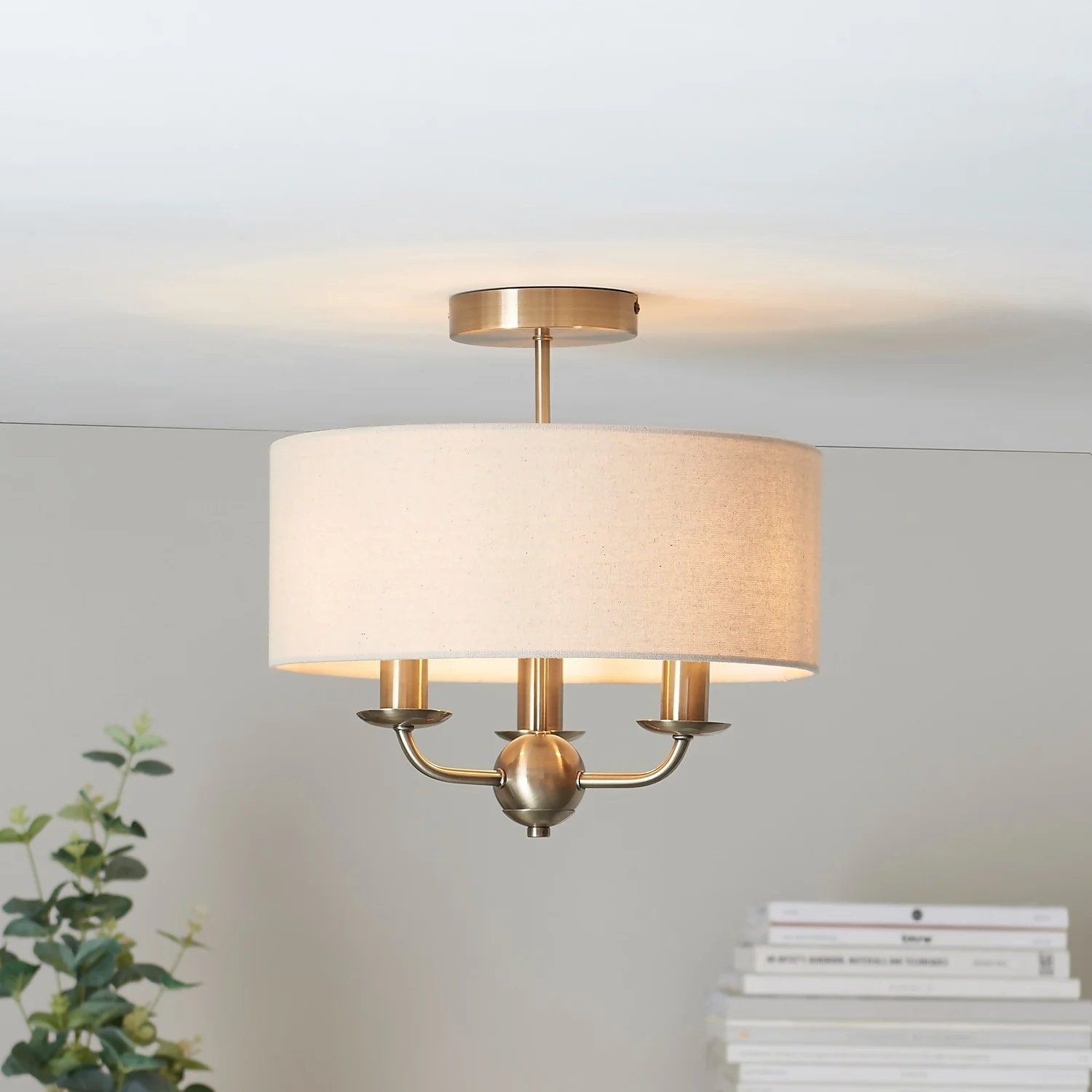 Chippenham 3 Light Flush Ceiling Light 3 Chippenham 3 Light Flush Ceiling Light