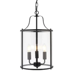 Chester 3 Light Pendant - Black -Luxe Light Shop 13864151 6064977253776885