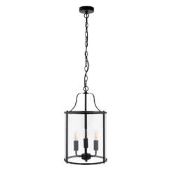 Chester 3 Light Pendant - Black -Luxe Light Shop 13864151 9304977253719573