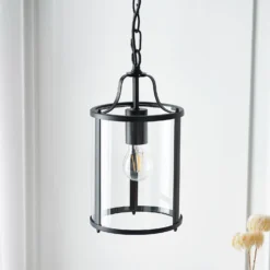 Chester Single Pendant Light - Black -Luxe Light Shop 13865027 1364977253452939