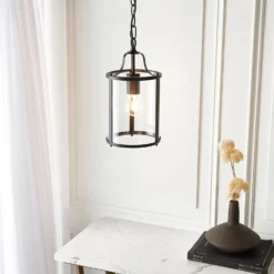 Chester Single Pendant Light - Black
