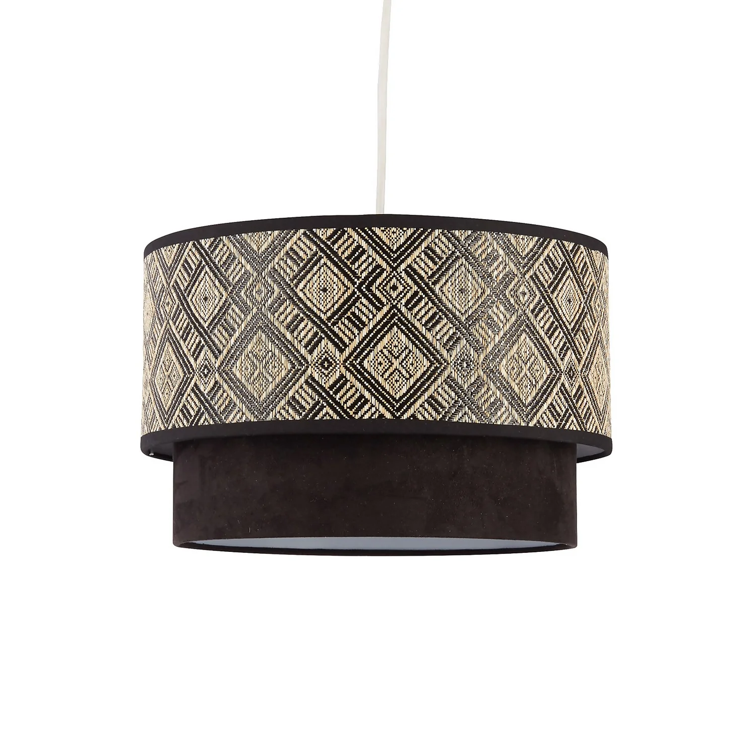 Harper Two Tier Easy-Fit Light Shade - Black 4 Harper Two Tier Easy-Fit Light Shade - Black - Image 2