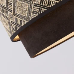 Harper Two Tier Easy-Fit Light Shade - Black 8 Harper Two Tier Easy-Fit Light Shade - Black -Luxe Light Shop 13884616 1584984012576413