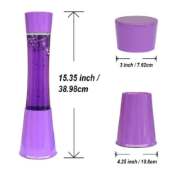 Purple Glitter Lamp -Luxe Light Shop 13892604 2094998573099342