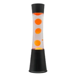 Black & Orange Tower Lava Lamp -Luxe Light Shop 13892605 8674998572546709