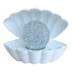 Colour Changing LED Glitter Shell Lamp -Luxe Light Shop 13892610 1024998572548206