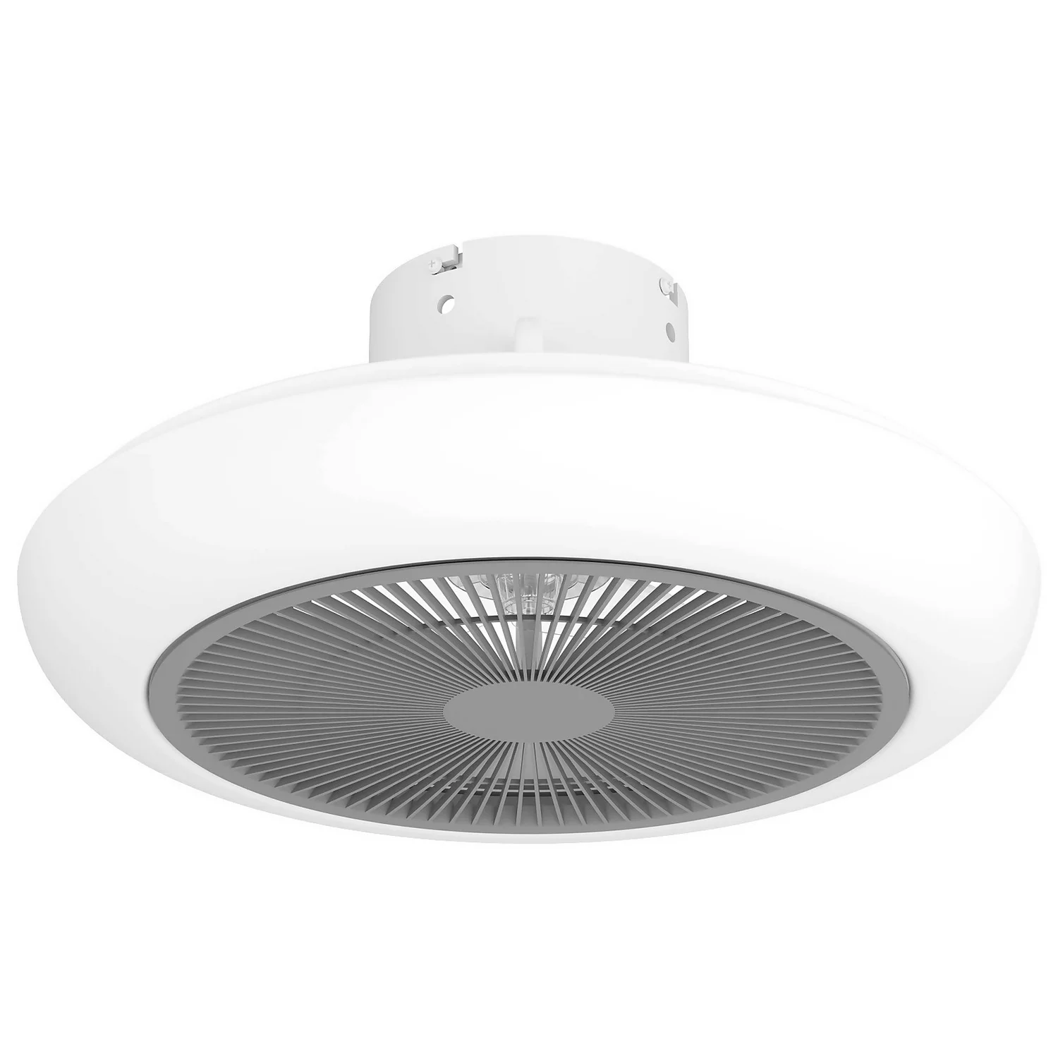 EGLO Sayulita Ceiling Light With Fan - White & Silver 3 EGLO Sayulita Ceiling Light With Fan - White & Silver - Image 2