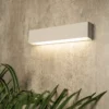 Cannes 10w Outdoor LED Linear Wall Light (IP54) - White -Luxe Light Shop 13924359 2044980107653059