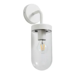 Kew Curved Arm E27 Outdoor Wall Light - Ivory 9 Kew Curved Arm E27 Outdoor Wall Light - Ivory -Luxe Light Shop 13924366 6654980108520254