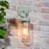 Kew Curved Arm E27 Outdoor Wall Light - Mint -Luxe Light Shop 13924367 1645005578592944