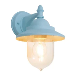 Leek Mini Fisherman's Outdoor Lantern - Pale Blue -Luxe Light Shop 13924373 1824980107922858
