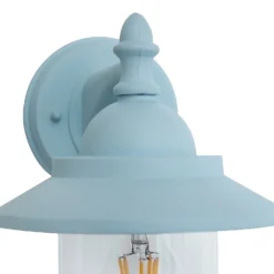 Leek Mini Fisherman's Outdoor Lantern - Pale Blue -Luxe Light Shop 13924373 1904980108100956