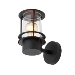Leonis Miners Style Outdoor Wall Lantern - Black 7 Leonis Miners Style Outdoor Wall Lantern - Black -Luxe Light Shop 13924374 7684980107916312