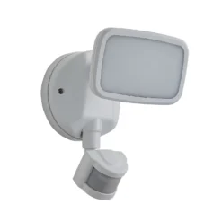 Lynn LED Outdoor Floodlight With PIR Sensor (IP65) - White -Luxe Light Shop 13924379 1484980108747339