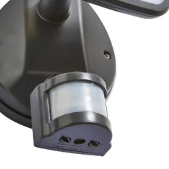 Lynn LED Outdoor Floodlight With PIR Sensor (IP65) - Dark Grey -Luxe Light Shop 13924380 4604980108789234