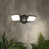 Lynn 2 Light Outdoor Wall Light (IP65) - Dark Grey -Luxe Light Shop 13924381 5994980108521298