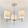 Kari 3 Light Semi Flush Ceiling Light - Chrome 1 Kari 3 Light Semi Flush Ceiling Light - Chrome -Luxe Light Shop 13938480 1784981960785411