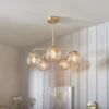 Geneva 5 Light Pendant Light - Brass -Luxe Light Shop 13938485 4694981958330469