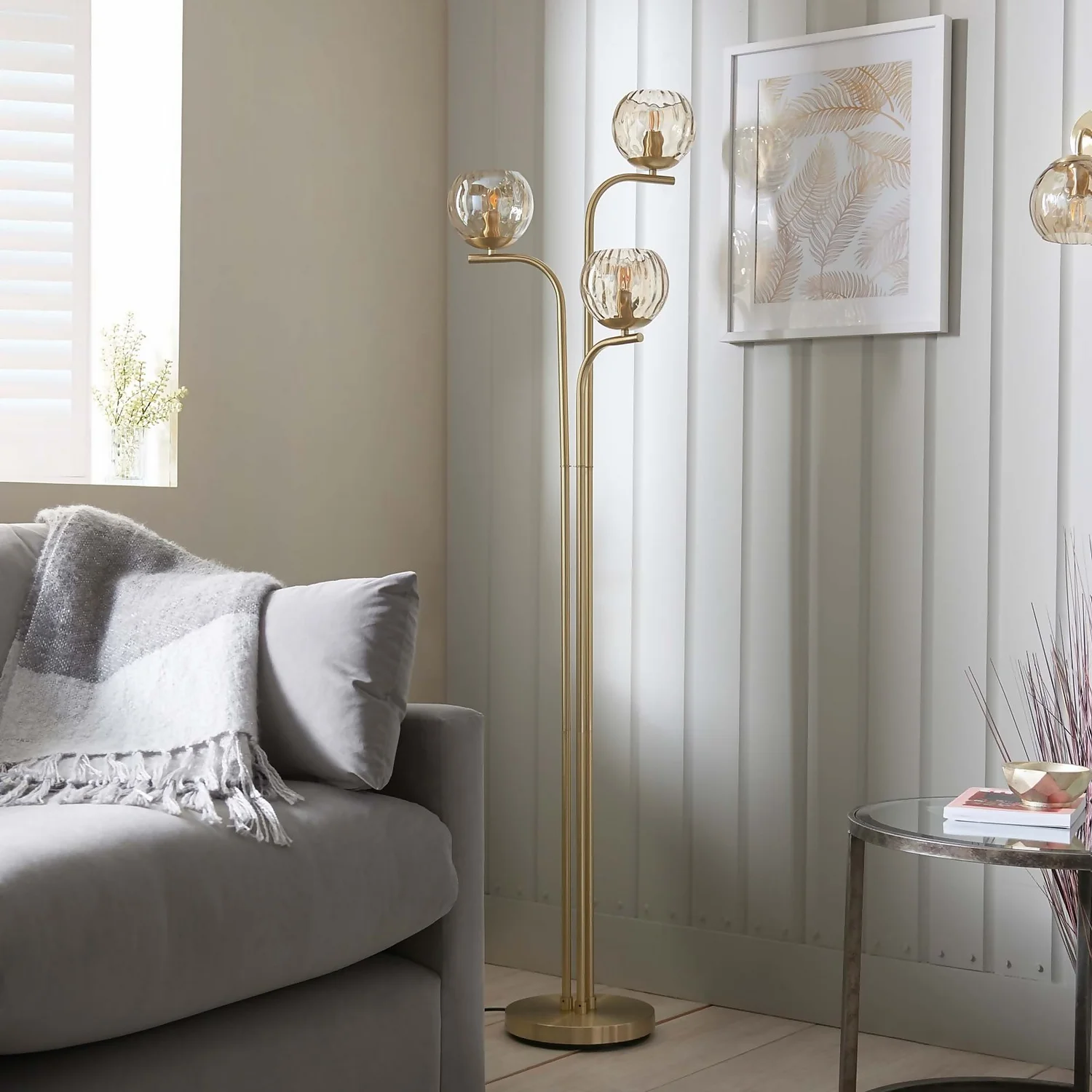 Geneva Floor Lamp - Brass 5 Geneva Floor Lamp - Brass - Image 3
