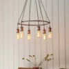 Henrik 6 Light Pendant Light - Pewter 1 Henrik 6 Light Pendant Light - Pewter -Luxe Light Shop 13938489 1794981960785960