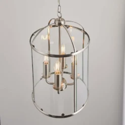 Abott 4 Light Pendant Light - Nickel -Luxe Light Shop 13938494 1274981959289962