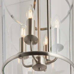 Abott 4 Light Pendant Light - Nickel -Luxe Light Shop 13938494 1364981959410346