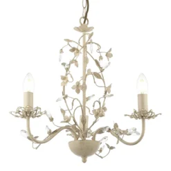 Isabel 3 Light Pendant Light - Cream -Luxe Light Shop 13938504 1754981959887592