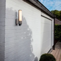 Lutec Leda LED Outdoor Wall Light With PIR Motion Sensor - Stainless Steel -Luxe Light Shop 13950209 1004993071741087
