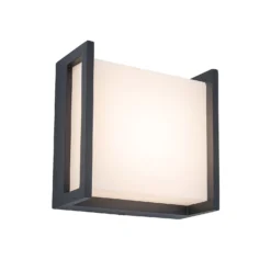 Lutec Qubo LED Square Outdoor Wall Light - Anthracite 7 Lutec Qubo LED Square Outdoor Wall Light - Anthracite -Luxe Light Shop 13950210 6574993052243550