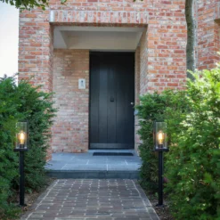 Lutec Flair E27 Outdoor Bollard Light - Black -Luxe Light Shop 13950211 1044993071837372